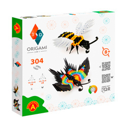 Origami 3D- 2w1 MOTYL, PSZCZOŁA