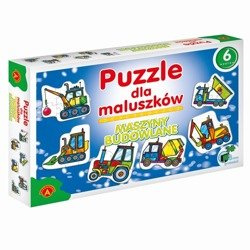 Puzzle dla Maluszków - Maszyny Budowlane