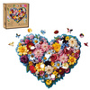 Puzzle drewniane Milliwood - Celebrating - Floral Heart 23,5x19,5 - 100 el.