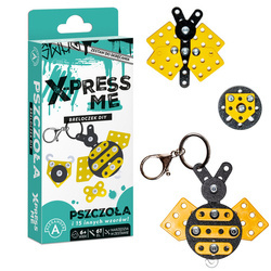  X-PRESS ME - BRELOK DIY - Pszczoła - 61 El.