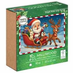 Puzzle klasyczne – Christmas – Jingle Ride with Santa – 90el.