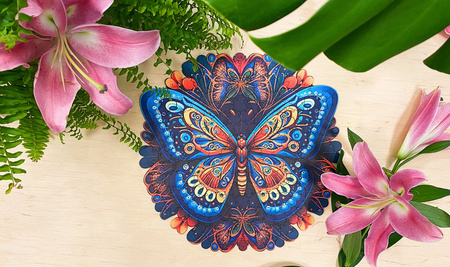 Puzzle drewniane – Peace and Harmony – Motyl – 206 el.