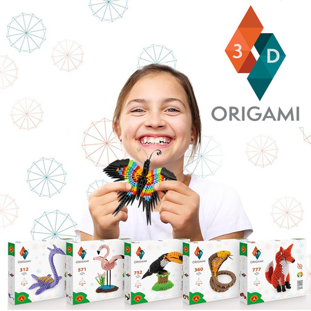 ORIGAMI 3D - JEDNOROŻEC