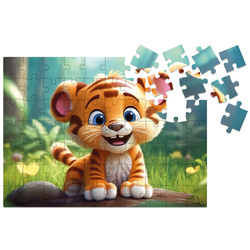 Puzzle drewniane – Yippee cutie – Tygrysek – 70 el.