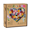 Puzzle drewniane Milliwood - Celebrating - Floral Heart 23,5x19,5 - 100 el.