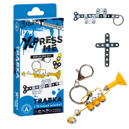  X-PRESS ME - BRELOK DIY - Trąbka - 76 El.