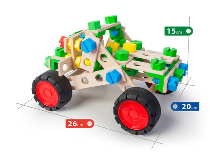 MAŁY KONSTRUKTOR JUNIOR 3X1 OFF ROAD VEHICLE