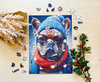 Puzzle drewniane – Cold is cool – Buldog Gustaw – 316 el.