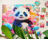 Puzzle drewniane – Yippee cutie – Panda – 70 el.