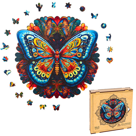 Puzzle drewniane – Peace and Harmony – Motyl – 206 el.