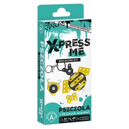  X-PRESS ME - BRELOK DIY - Pszczoła - 61 El.