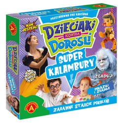 Gra planszowa - Dzieciaki kontra Dorośli - Super Kalambury