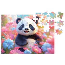 Puzzle drewniane – Yippee cutie – Panda – 70 el.