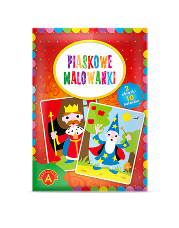 Piaskowe Malowanki - Król, Czarodziej