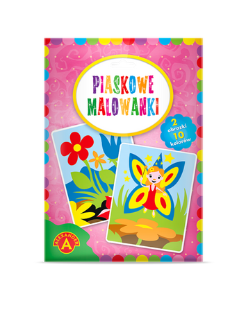 Piaskowe Malowanki - Wróżka, Kwiaty