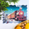 Puzzle drewniane – Christmas – Świąteczny pociąg – 200 el.