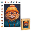 Puzzle drewniane – Cold is cool – Kot Giovanny – 316 el.