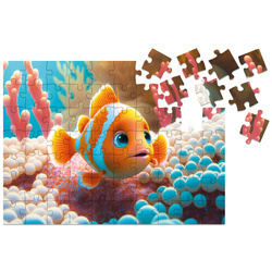 Puzzle drewniane – Yippee Cutie – Rybka – 70 el.