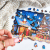 Puzzle drewniane – Christmas- Świąteczna wioska – 200 el.