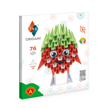 ORIGAMI 3D - TRUSKAWKA / STRAWBERRY