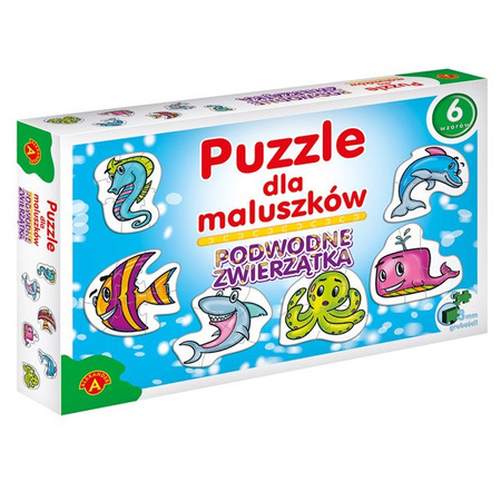 Puzzle dla Maluszków - Podwodne Zwierzątka