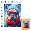 Puzzle drewniane – Cold is cool – Buldog Gustaw – 316 el.